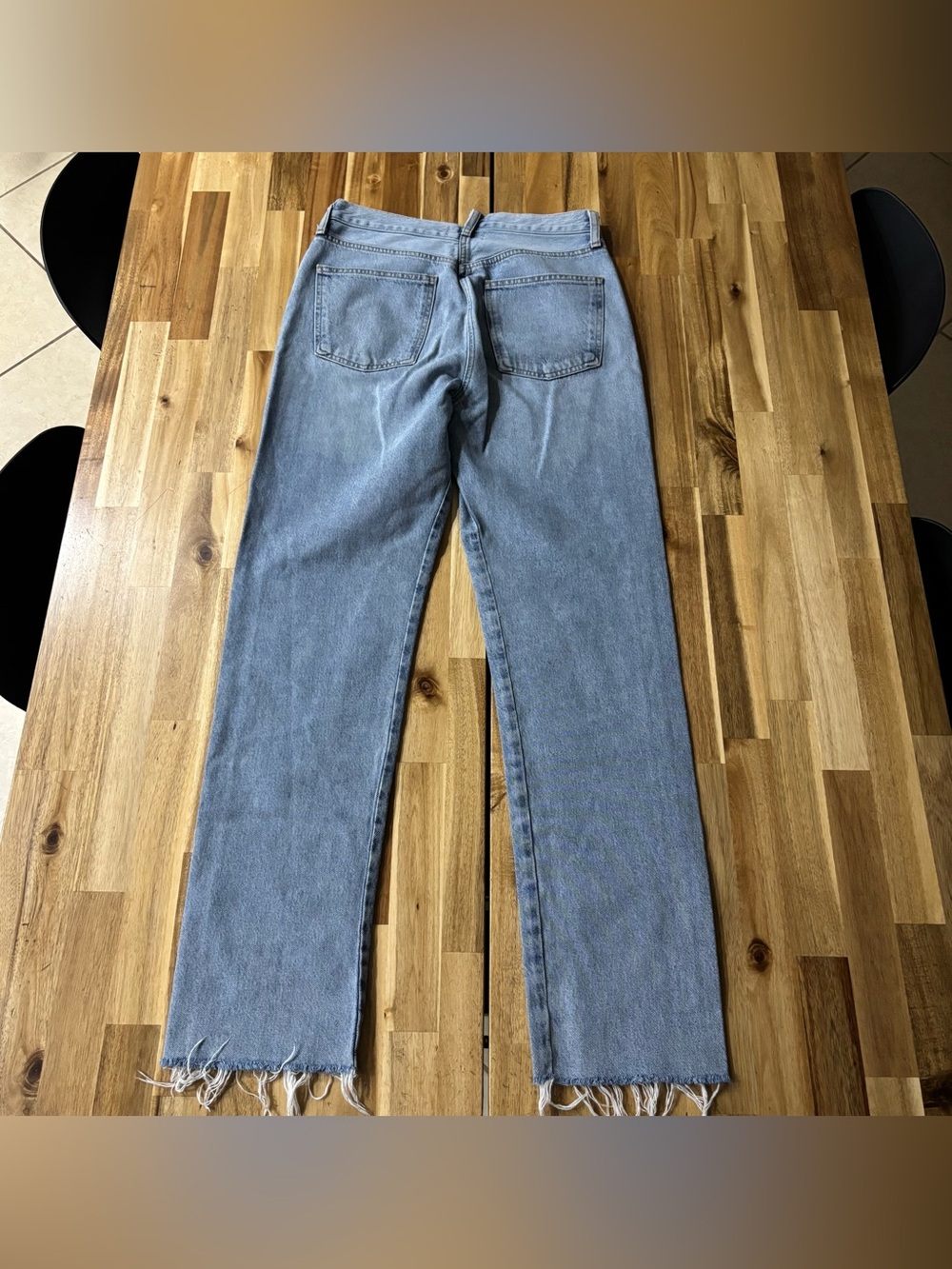 AGOLDE Criss Cross Straight Jeans - Picture 5 of 8